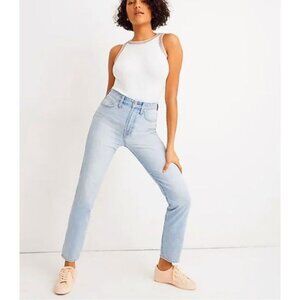 Madewell The Perfect Vintage light wash straight leg Jeans 28